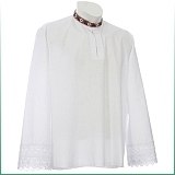 Bavlnená krojová košeľa METOD zdobená madeirou
