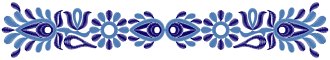 Vyšívaný opasok BOHUMILA - výšivka z Budmeríc - farebná varianta: modrá tmavá - modrá svetlá