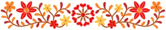 Vyšívaný opasok ku ženskému kroju MÁRIA - kysucký ľudový motív